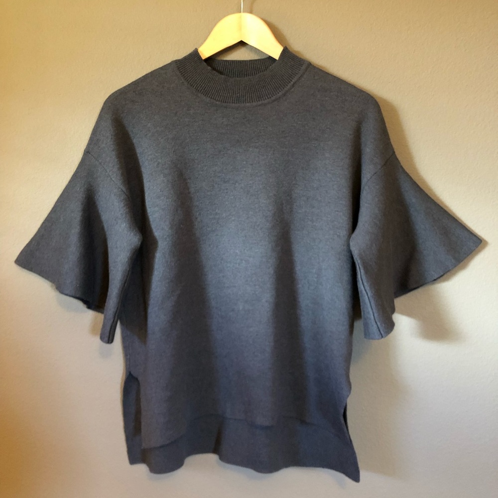Anthro Sunday in Brooklyn Dark Grey Short Sleeve